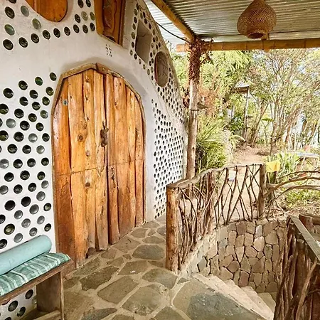 Maison d'hôtes Earthship Atitlan à San Marcos La Laguna Extérieur photo
