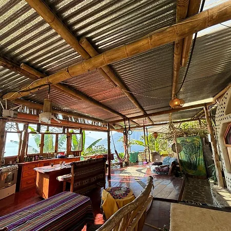 Maison d'hôtes Earthship Atitlan à San Marcos La Laguna Extérieur photo